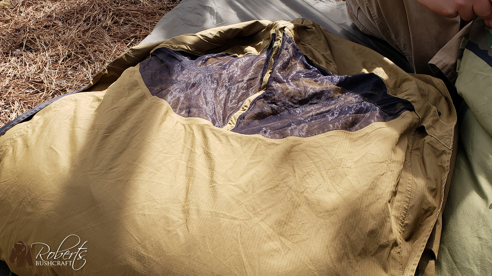 USMC Improved Bivy Cover Rain Test